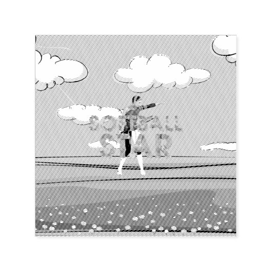 トップソフトボール星 セルフインキングスタンプ (デザイン)