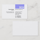 トップタグパステルブルー 名刺 (正面/裏面)