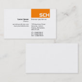 トップタグ – オレンジ 名刺 (正面/裏面)