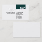 トップタグ – 濃い緑 名刺 (正面/裏面)