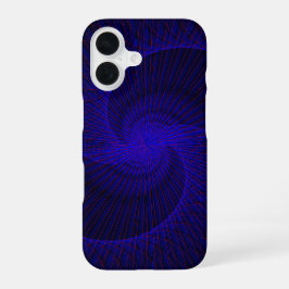 トップダウン二重漏斗幾何学柄iPhone 16ケース iPhone 16ケース
