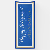 トップチョイス!ハッピーリタイアバナー/各種カラー 横断幕 (縦)