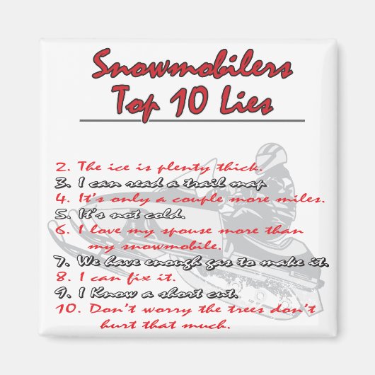 トップテンオンブラックpng マグネット (正面)