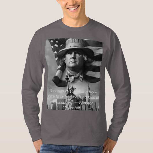 トップトレンドUSA基本長袖Tシャツ – Comfo Tシャツ (正面)