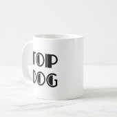 トップドッグ コーヒーマグカップ (正面左)