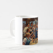 トップナース祝マグ最高の：ヘルスケアで コーヒーマグカップ (正面左)