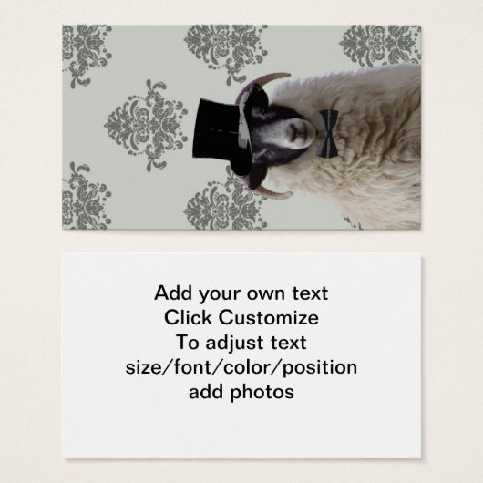 トップハおもしろいットで羊の花婿を作る (正面&裏面)