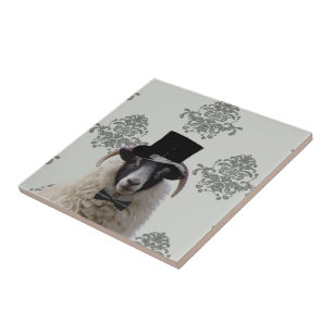 トップハおもしろいットで羊の花婿を作る タイル