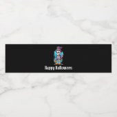 トップハックールトハロウィーンのスケルトン ペットボトルラベル (シングルラベル)