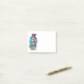 トップハックールトハロウィーンのスケルトン ポストイット (デスク上)