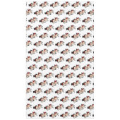 トップハットとネクタイ漫画の可愛いラディバグ テーブルクロス (正面)