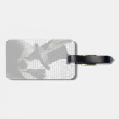 トップハットにスティームパンクバッジャー ラゲッジタグ (裏面横)