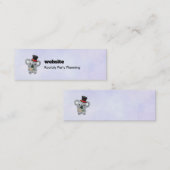 トップハットに可愛いコアラが入ったコアライプン スキニー名刺 (正面/裏面)