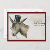 トップハットのジャックスヴィンテージ ポストカード (正面/裏面)