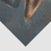 トップハットのスタームパンクドイツ羊飼い犬 薄葉紙 (詳細)