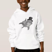 トップハットの紳士としてのイルカ (正面)