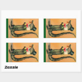 トップハットゲーター 長方形シール (シート)