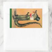 トップハットゲーター 長方形シール (バッグ)