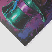 トップハットシュールレアリスムとアートポップ・アートのデコパージュ 薄葉紙 (詳細)