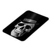 トップハットスカル マグネット (左側)