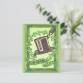 トップハットセントパトリックズ·デイ·パーティの招待状ズ! 招待状 (スタンド正面)