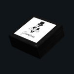 トップハットツキシードグロムスマン ギフトボックス<br><div class="desc">トップハットツキシードグロムスマンのギフトボックス。完璧な贈り物結婚やバチュラーパーティを作成する。このカスタマイズデザインは更に「追カスタマイズ加」リンクを選択する。</div>