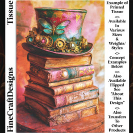 トップハットビクトリアン&アンティークブックCZ6Rデコページ 薄葉紙