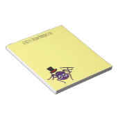 トップハットマンガの可愛いクモ ノートパッド (アングル)