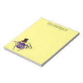 トップハットマンガの可愛いクモ ノートパッド (回転)