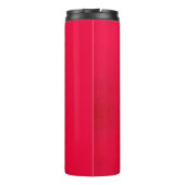 トップハットレッドグリーンハロウィン付きクリスマススカル タンブラー (裏面)