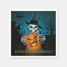 トップハット不気味スケルトン