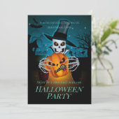 トップハット不気味スケルトン 招待状 (スタンド正面)