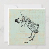 トップハット付きバッタ シーズンカード (裏面)