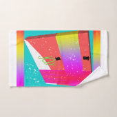 トップハット付き虹の喜び ハンドタオル (ハンドタオル)