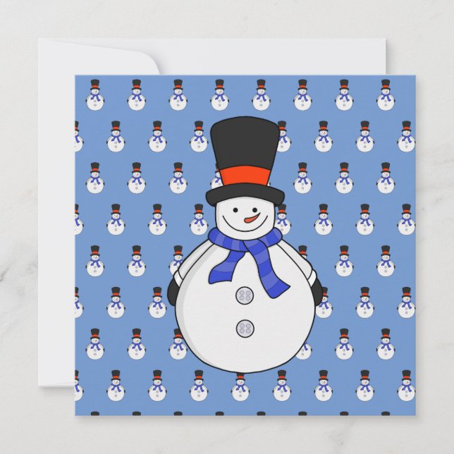 トップハット付雪だるま (正面)