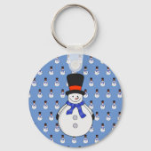 トップハット付雪だるま キーホルダー (裏面)