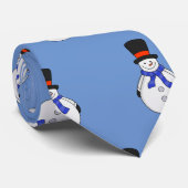 トップハット付雪だるま ネクタイ (ロール)