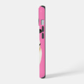 トップハット動物付きハムスターおもしろい iPhone 15ケース (左側面)