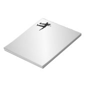 トップハット&ケインタップダンサー ノートパッド (回転)