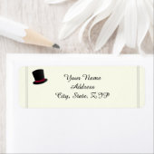 トップハット&ボウタイズ差出人住所 ラベル (インサイチュ)