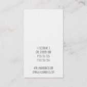 トップハット 名刺 (裏面)