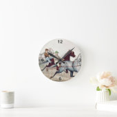 トップハーネスレース ラウンド壁時計 (ホーム)