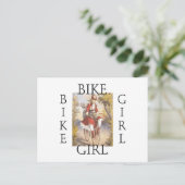 トップバイクガール ポストカード (スタンド正面)