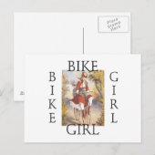 トップバイクガール ポストカード (正面/裏面)