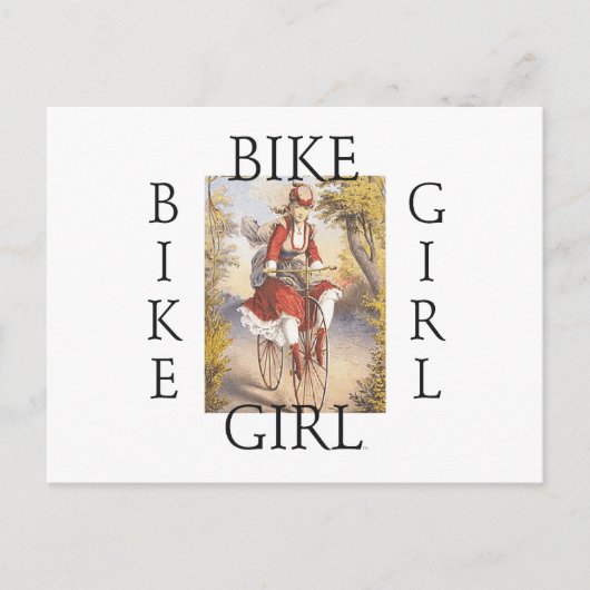 トップバイクガール ポストカード (正面)