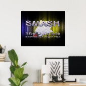 トップバドミントンスローガン ポスター (ホームオフィス)