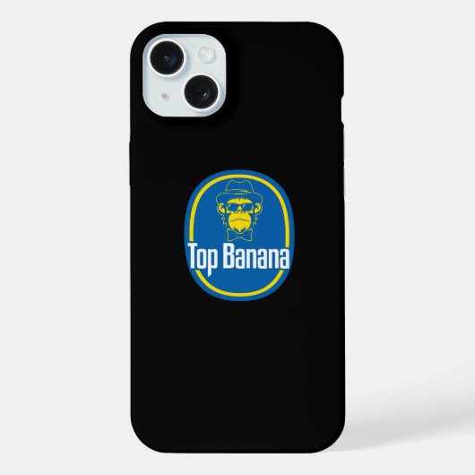 トップバナナ Case-Mate iPhoneケース iPhone 15 Plusケース (裏面)