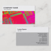 トップパネル – カラフル抽象芸術回路事業C 名刺 (正面/裏面)