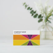 トップパネル – カラーセグメント02名刺 名刺 (スタンド正面)