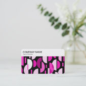 トップパネル – クレセントパターン010921 – マゼンタピンク 名刺 (スタンド正面)